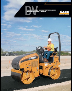 Tandemové vibrační válce Case DV202