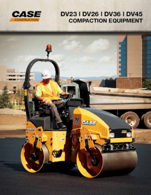 Tandemové vibrační válce Case DV45