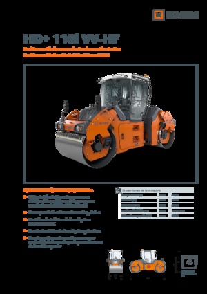 Tandemové vibrační válce Hamm HD+ 110i VV-HF