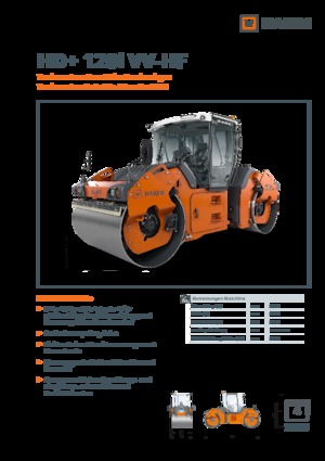 Tandemové vibrační válce Hamm HD+ 120i VV-HF