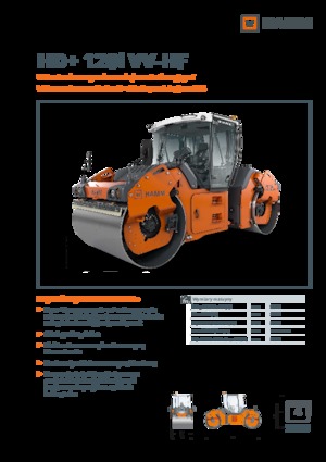 Tandemové vibrační válce Hamm HD+ 120i VV-HF