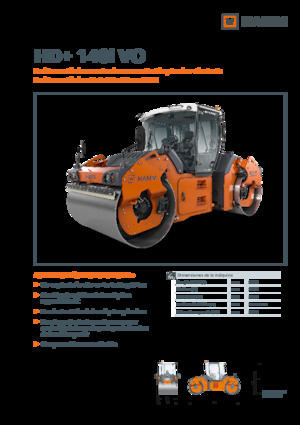 Tandemové vibrační válce Hamm HD+ 140i VO
