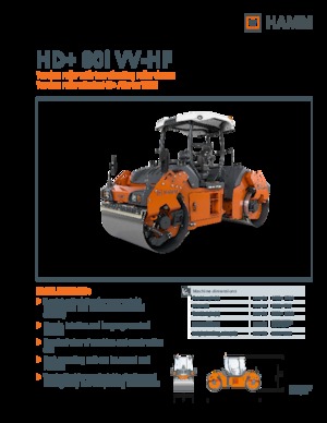 Tandemové vibrační válce Hamm HD+ 80i VV-HF