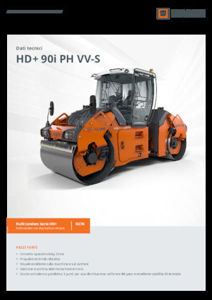 Tandemové vibrační válce Hamm HD+ 90i PH VV-S