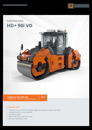 Tandemové vibrační válce Hamm HD+ 90i VO