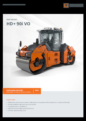 Tandemové vibrační válce Hamm HD+ 90i VO
