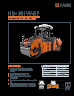 Tandemové vibrační válce Hamm HD+ 90i VV-HF