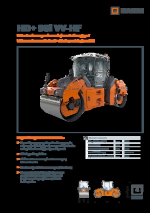 Tandemové vibrační válce Hamm HD+ 90i VV-HF