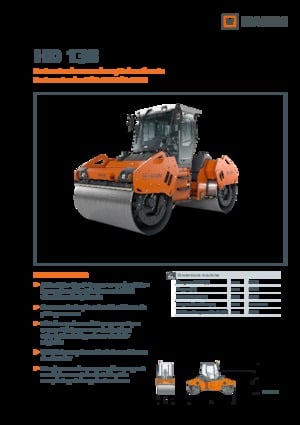 Tandemové vibrační válce Hamm HD 138