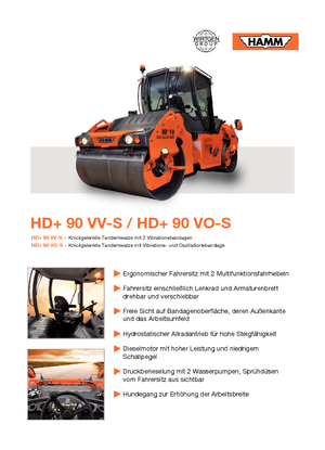 Kombinované válce Hamm HD+90 VO-S