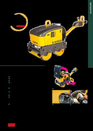 Tandemové vibrační válce Sakai HV520