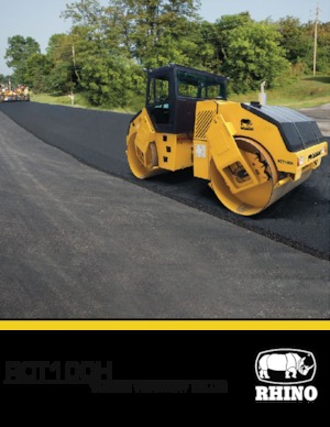 Tandemové vibrační válce RHINO RCT100H