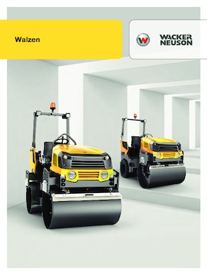 Tandemové vibrační válce Wacker Neuson RD45-140 C