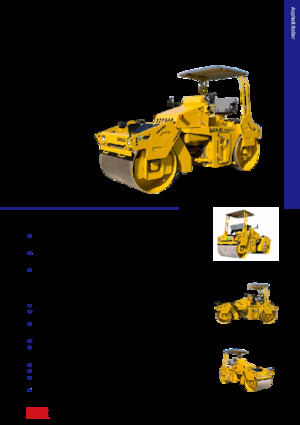 Tandemové vibrační válce Sakai SW652H-1K