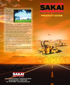 Tandemové vibrační válce Sakai SW770HF