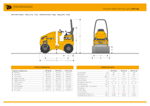 Tandemové vibrační válce JCB-Vibromax VMT160-90