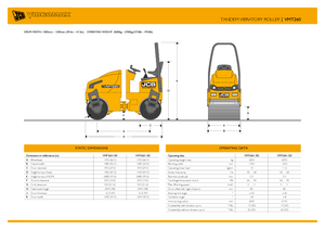 Tandemové vibrační válce JCB-Vibromax VMT260-100
