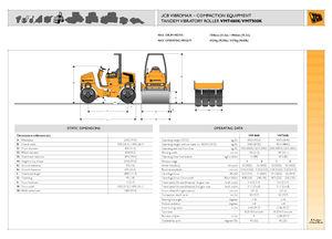 Tandemové vibrační válce JCB-Vibromax VMT 480 K