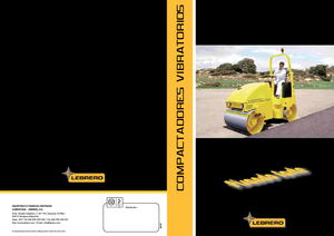 Tandemové vibrační válce Lebrero VTA 202-100