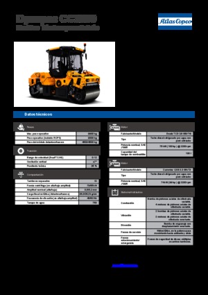 Tandemové vibrační válce Dynapac CC 3300
