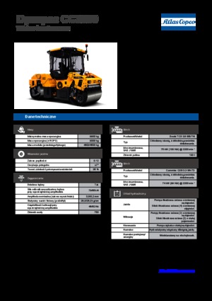 Tandemové vibrační válce Dynapac CC 3300