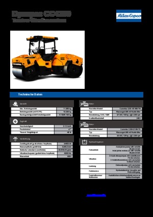 Tandemové vibrační válce Dynapac CC 4200