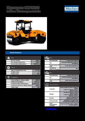 Tandemové vibrační válce Dynapac CC 4200