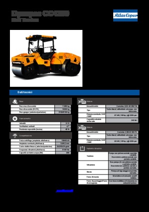 Tandemové vibrační válce Dynapac CC 4200