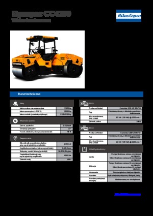 Tandemové vibrační válce Dynapac CC 4200