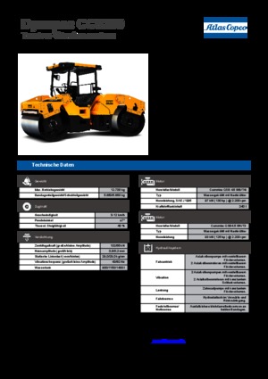 Tandemové vibrační válce Dynapac CC 5200