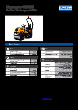 Tandemové vibrační válce Dynapac CC 900