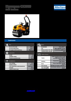 Tandemové vibrační válce Dynapac CC 900