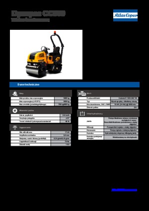 Tandemové vibrační válce Dynapac CC 900