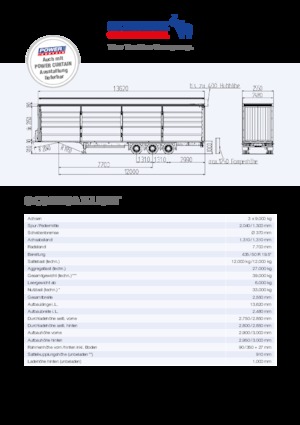 Plachtové návěsy Schmitz Cargobull S.CS MEGA X-LIGHT