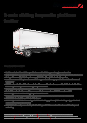 Plachtové přívěsy Schwarzmüller 2-axle sliding tarpaulin platform trailer