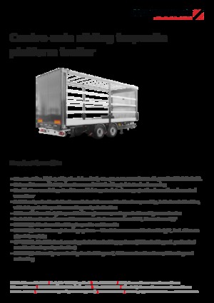 Plachtové přívěsy Schwarzmüller Centre-axle sliding tarpaulin platform trailer