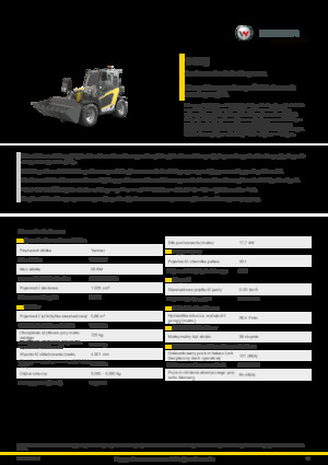 Teleskopické manipulátory Kramer 1445