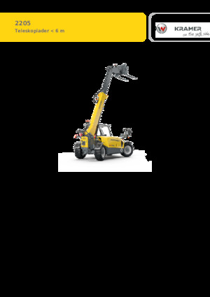 Teleskopické manipulátory Kramer 2205