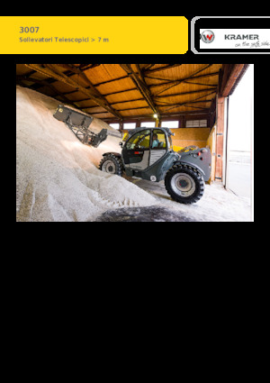 Teleskopické manipulátory Kramer 3007