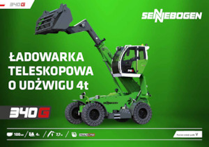 Teleskopické manipulátory Sennebogen 340 G 