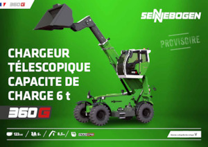 Teleskopické manipulátory Sennebogen 360 G 