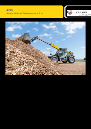 Teleskopické manipulátory Kramer 4209
