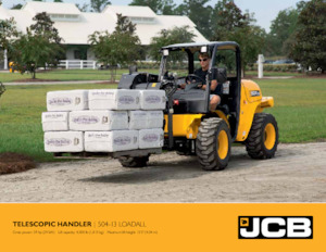 Teleskopické manipulátory JCB 504-13 