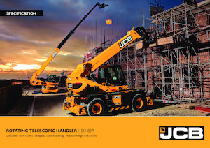Teleskopické nakladače s horní konstrukcí JCB 512-83R