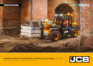 Elektrické teleskopické nakladače JCB 525-60E Hi-Viz 