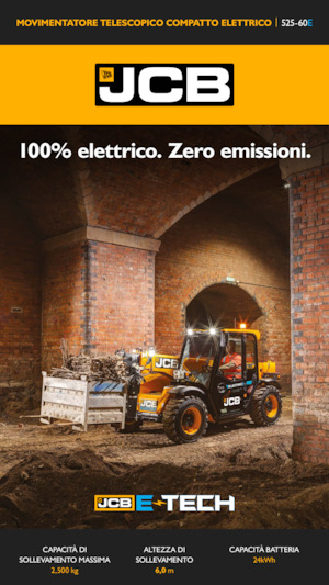 Elektrické teleskopické nakladače JCB 525-60E Hi-Viz 