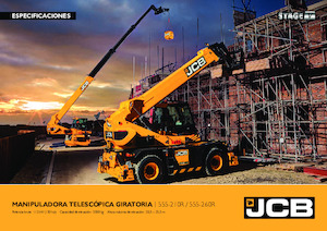 Teleskopické manipulátory JCB 555-210R 