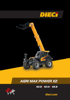 Teleskopické manipulátory Dieci Agri Max 50.8 Power X2
