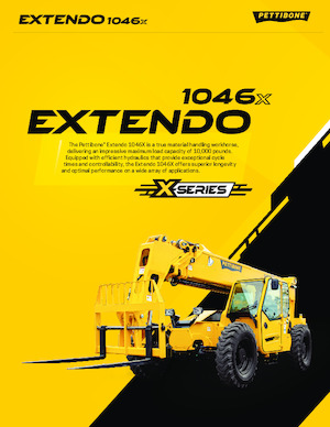 Teleskopické manipulátory Pettibone Extendo 1046X