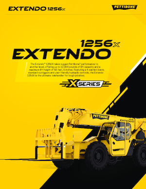 Teleskopické manipulátory Pettibone Extendo 1256X